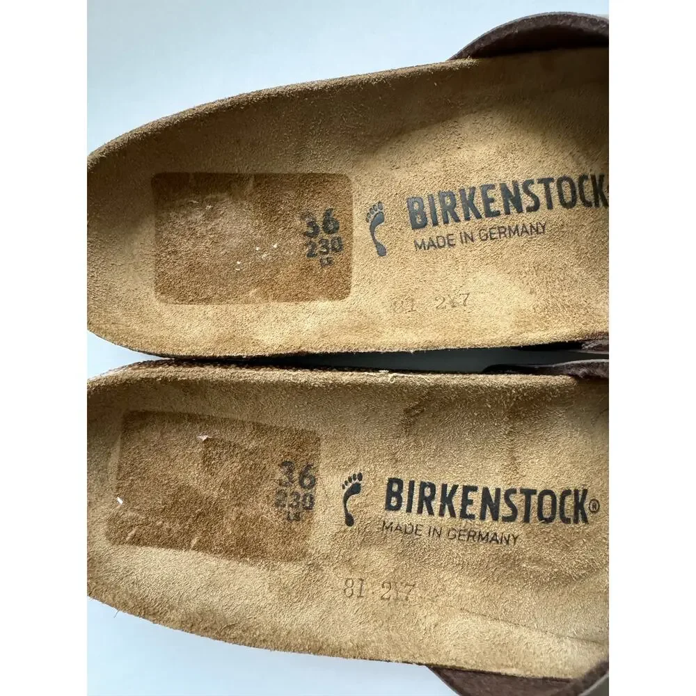 NWOB Birkenstock Women's Madrid Slides in Mocca Sz 36